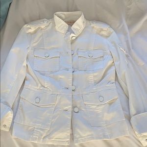 Tory Burch white cotton jacket